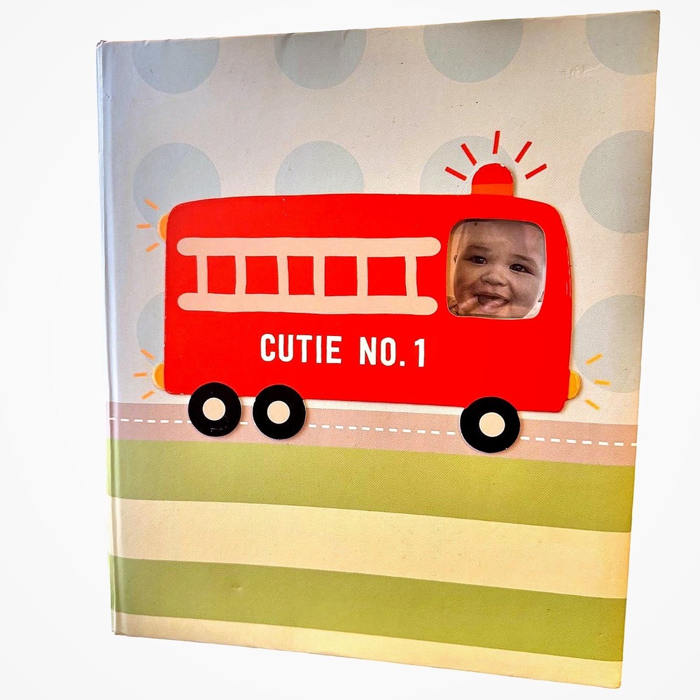 Hallmark Baby Memory Book "Five Amazing Years" Fire Truck Photo Album